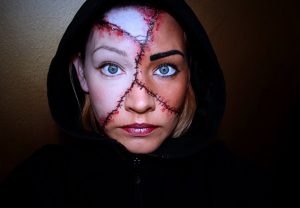 Halloween maskeeraus - Hiushuone Sinetti